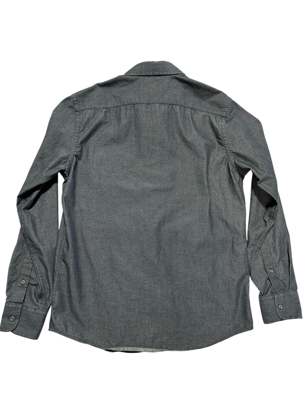 UNTUCKit Men's Charcoal Gray Long-Sleeve Button-Down Shirt Slim Fit L - Picture 7 of 11